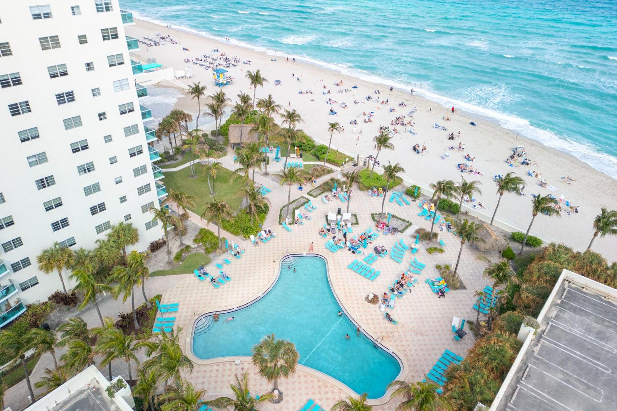 Modern 1 Bdr Oceanview With Direct Beach Access! Hollywood Zewnętrze zdjęcie